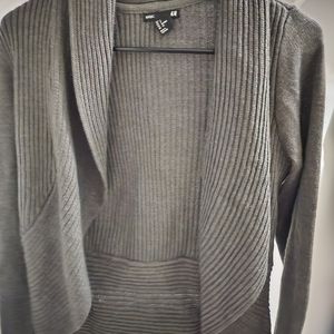Gray women's Basic Cardigan